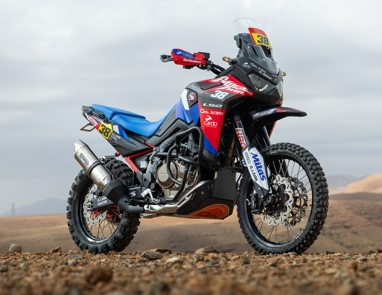 Kit Adhesivos Honda Africa Twin (24-25) Replica Kirian Mirabet 2024 - Unitransfer Marking Systems, S.L.