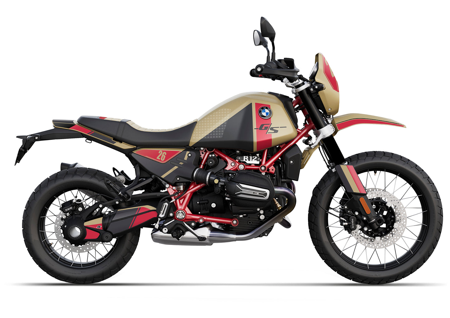 KIT ADHESIVOS COMPLETO BMW R12GS 2025 MOTORSPORT ARENA