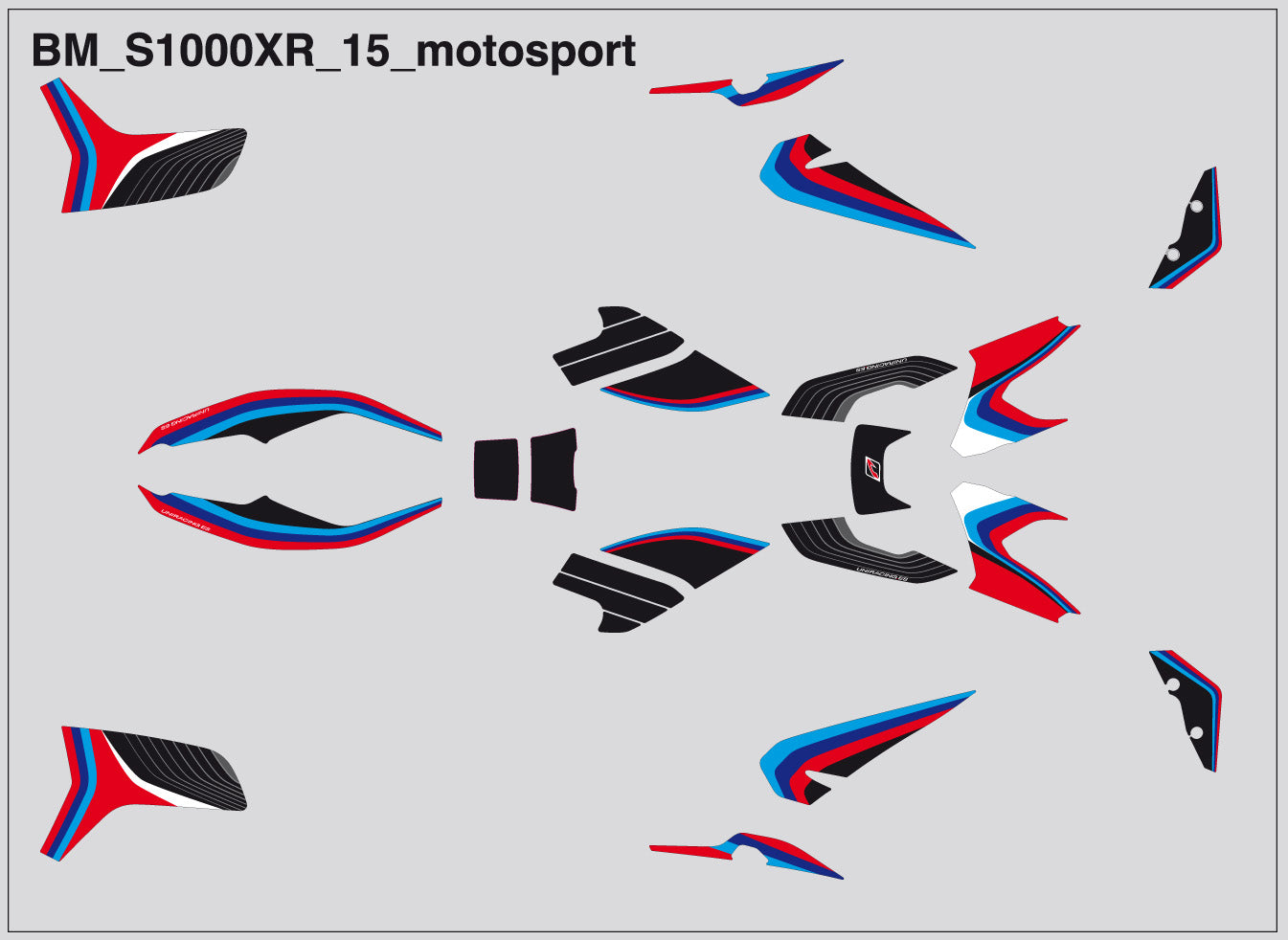 Kit adhesivos BMW S1000 XR - Uniracing