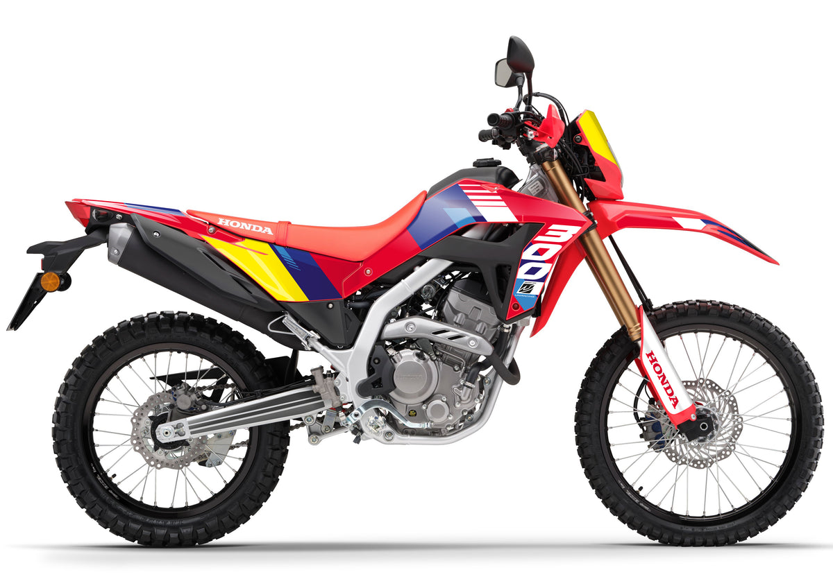 Kit de adhesivos Honda CRF 300L – Rally Yellow - Unitransfer Marking Systems, S.L.