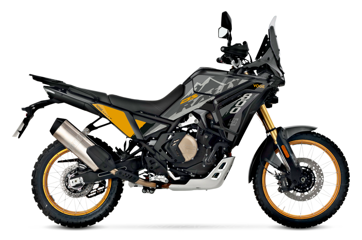 Kit de adhesivos Voge DS800 Rally Desert Yellow