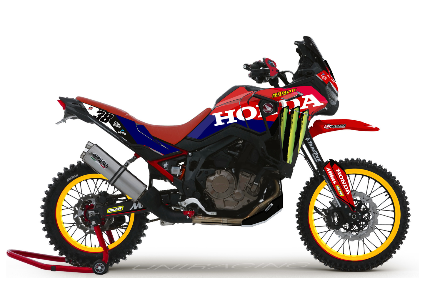 Kit de adhesivos Honda Africa Twin – Kirian Mirabet 26–27