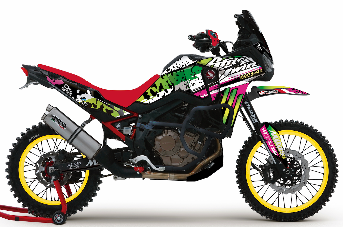 Kit adhesivos réplica Kirian Mirabet Super GP 2026 – Honda Africa Twin