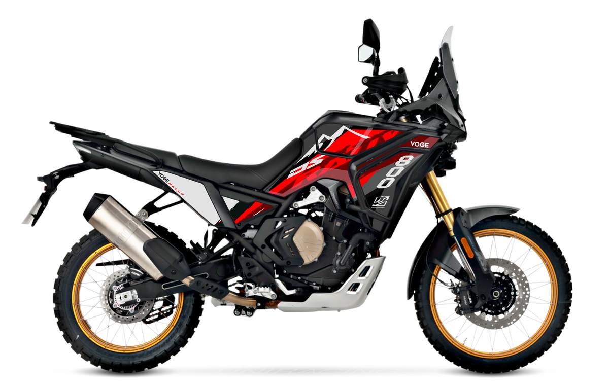 Kit de adhesivos Voge DS800 Rally Racing Red