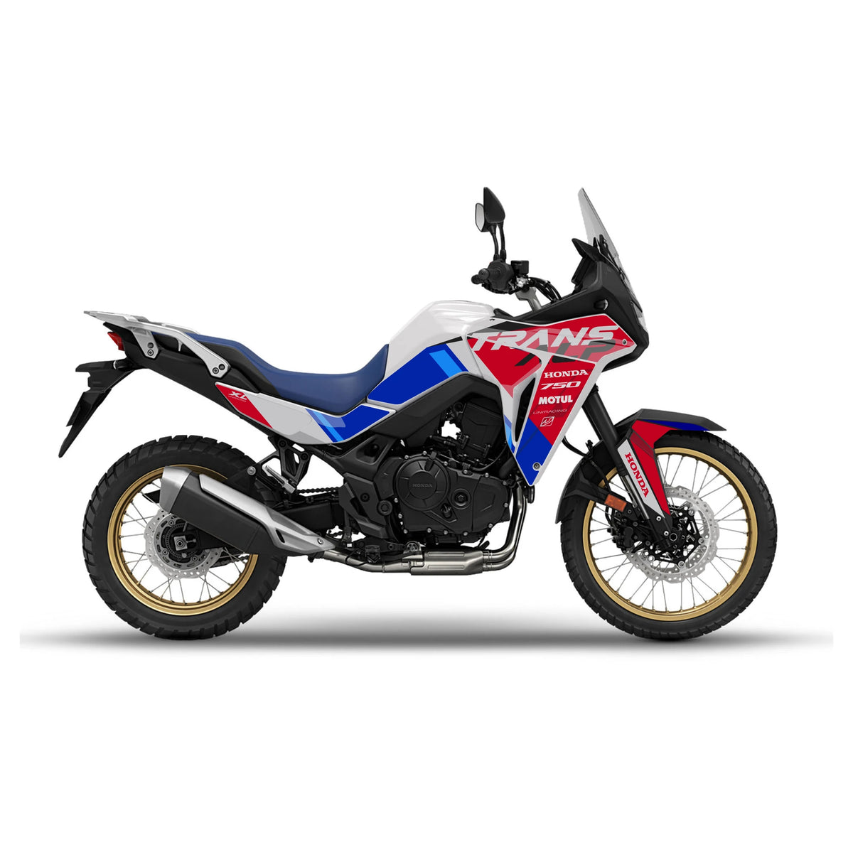 Kit adhesivos Honda Transalp 750 2025–2026 HRC Factory Replica