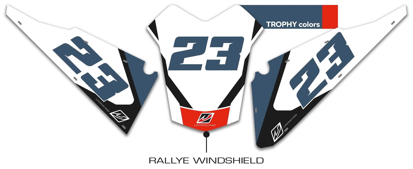 Kit Porta-números BMW R1200GS/GSA and R1250GS/GSA - Uniracing