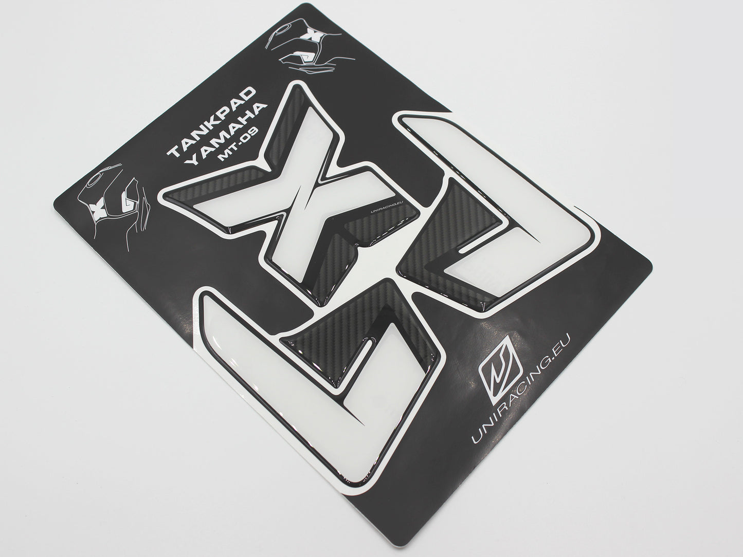 KAWASAKI ER6N 13-17 Tank pad - Uniracing #kawasaki #kawasakiz900 #z900 #kawasakiz #znation #uniracing #stickersforyouradventure #tankpad