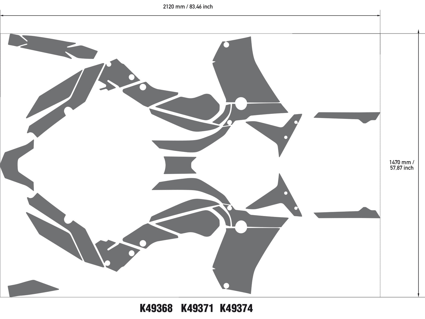 KIT Yamaha Tenere 700 Adventure Yellow/Red/Blue - Uniracing #yamaha #yamahatenere #t7 #yamahat7 #yamahatenere700 #tenere700 #tenere #tenere700rally #uniracing #stickersforyouradventure