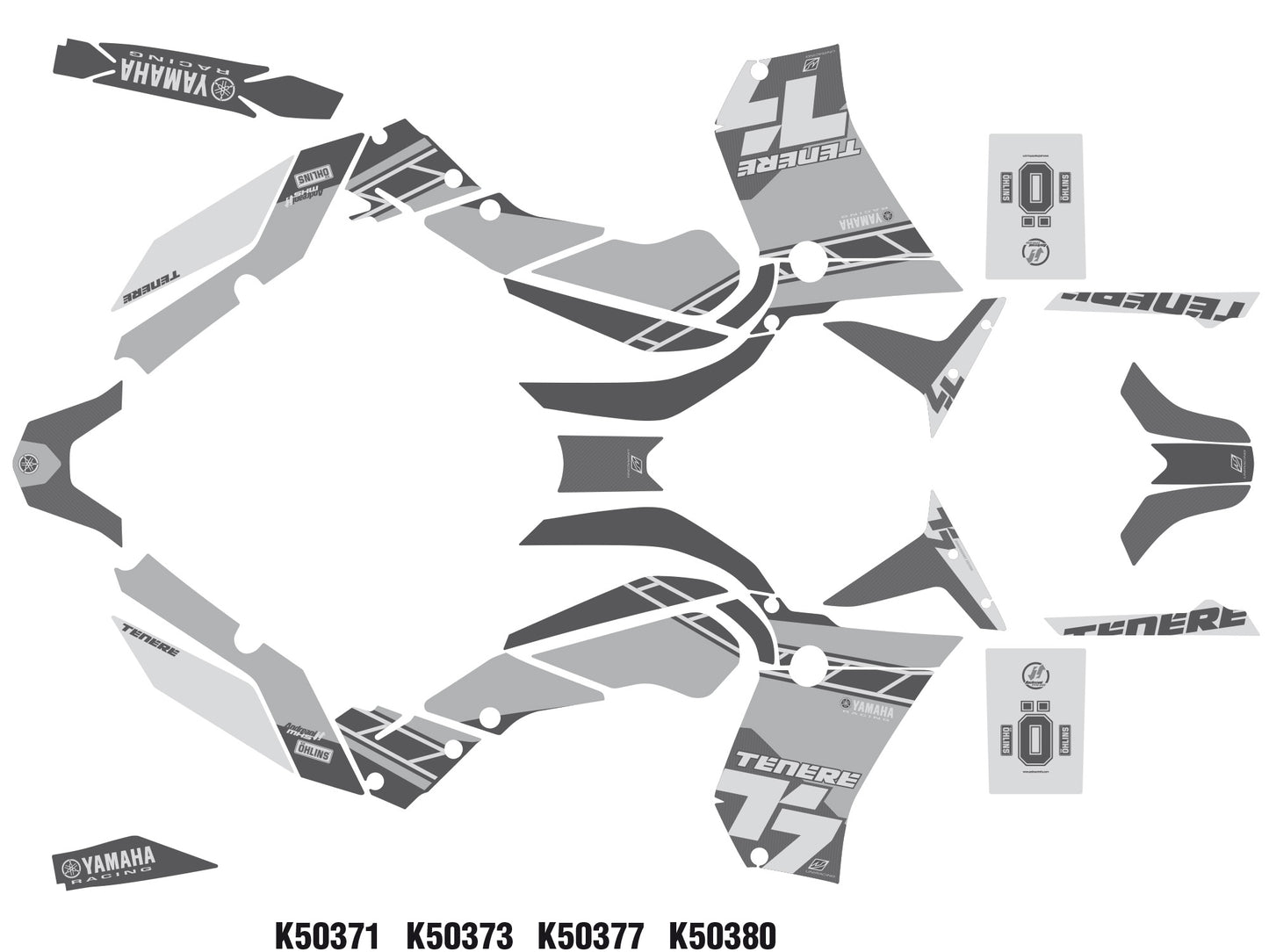 KIT Yamaha Tenere 700 60th Anniversary - Uniracing