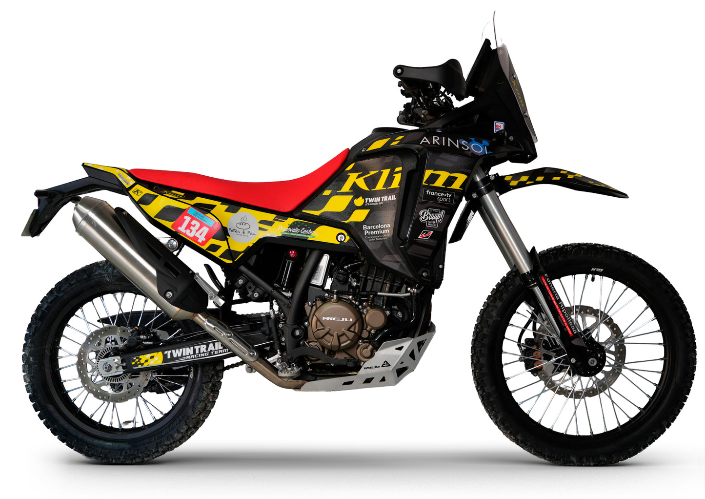 Kit adhesivos Rieju Aventura 307 Rally – Replica Twintrail Dakar 2022 - Unitransfer Marking Systems, S.L.