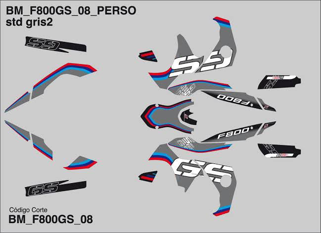 Kit Adhesivos BMW F800 GS (especial) - Unitransfer Marking Systems, S.L.