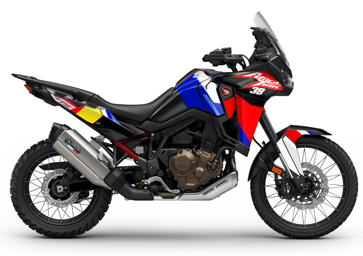 Kit Adhesivos Honda Africa Twin CRF 1100 (24-25) Kirian Mirabet 2024 Replica HRC
