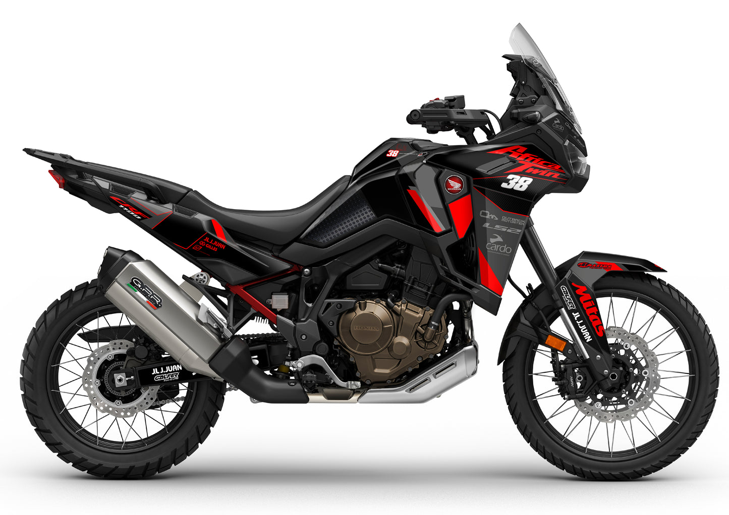 Honda Africa Twin (24-25) Replica Kirian Mirabet 2024 Sticker Kit