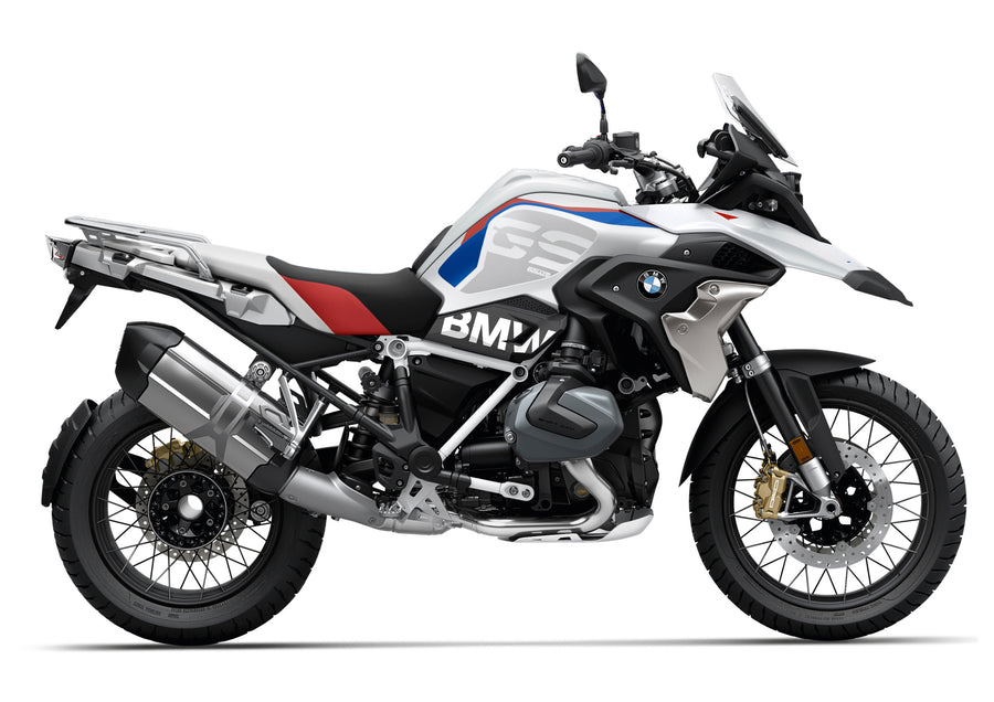 Kit Adhesivos letras BMW Blanco para R1200 GS  y R1250 GS