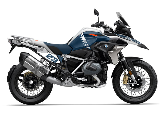 Kit Porta-números  BMW R1200GS and R1250GS (PERSONALIZABLE) -  TROPHY - Unitransfer Marking Systems, S.L.