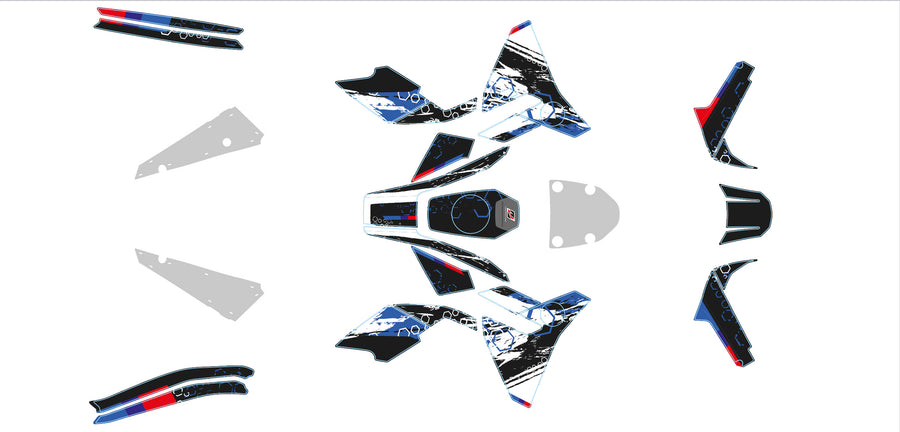 Kit de adhesivos completo F900 GS "GRAYMOND"