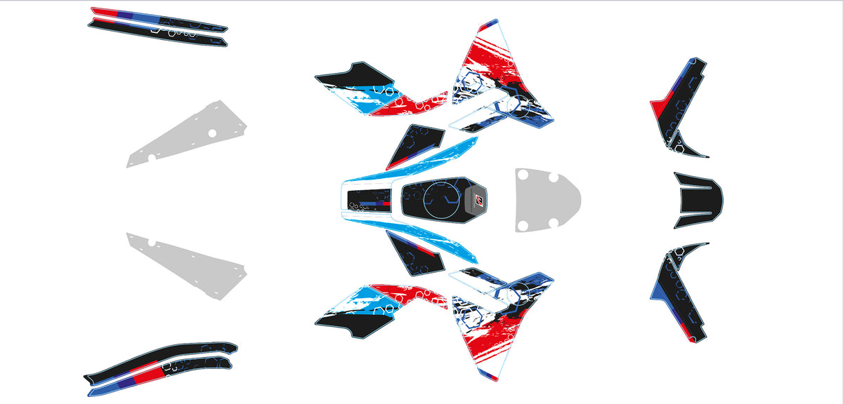 Kit de adhesivos completo F900 GS "GRAYMOND" - Uniracing