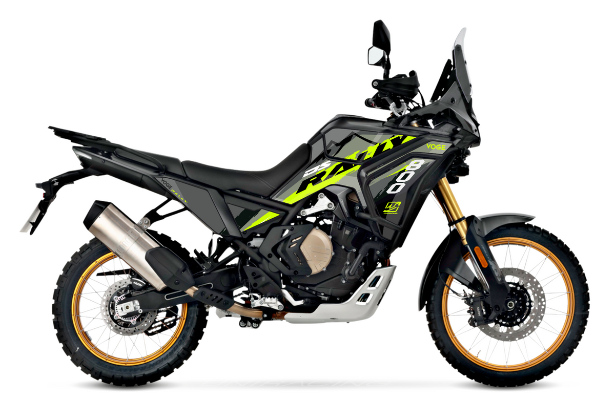 Kit de adhesivos Voge DS800 Rally Racing Lime 
