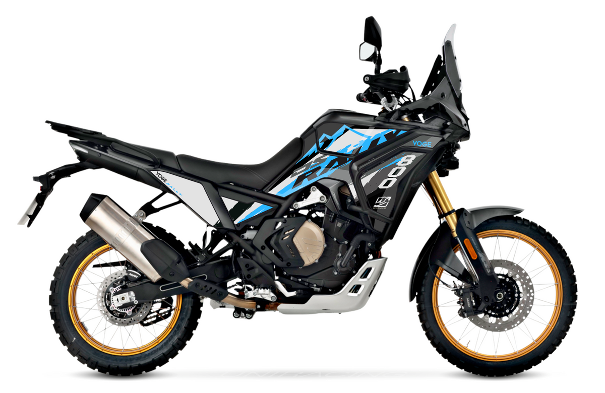 Kit de adhesivos Voge DS800 Rally Blue Ice