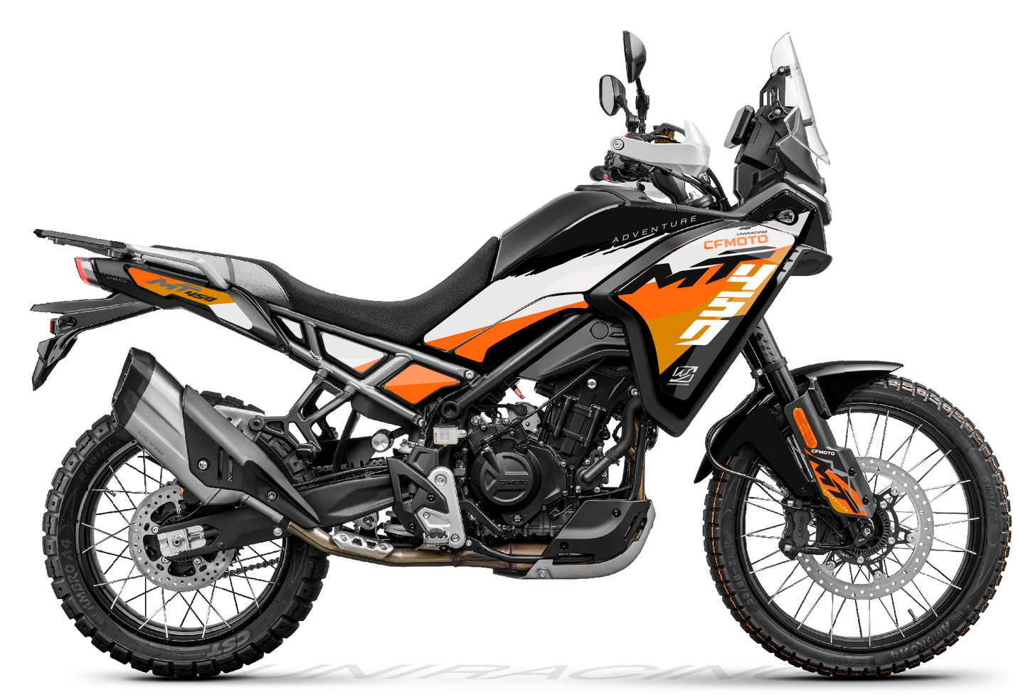 Kit de adhesivos CFMOTO 450MT Factory Orange
