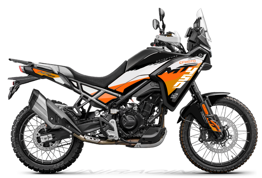 Kit de adhesivos CFMOTO 450MT Factory Orange