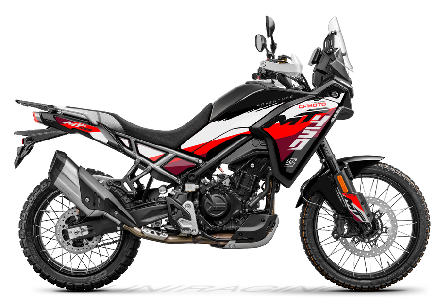 Kit de adhesivos CFMOTO 450MT Factory Red