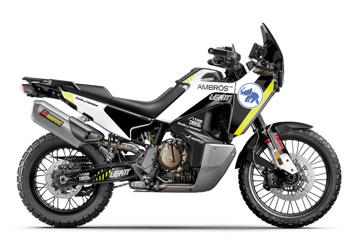 Kit Adhesivos Husqvarna Norden 901 Twin Travel - BLANCO