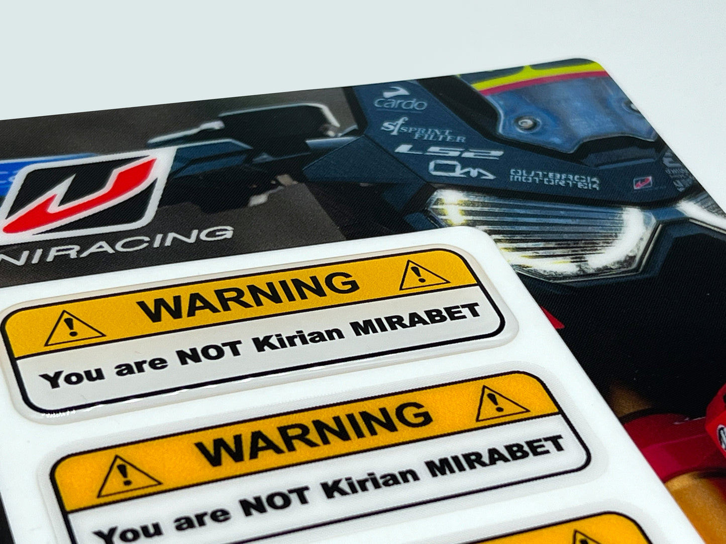 Kit Adhesivos "YOU ARE NOT KIRIAN MIRABET" (Limited Edition) - Uniracing