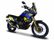 Kit Adhesivos Yamaha Tenere 700  azul y amarillo de uniracing (Versión 2019-2023)