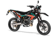 Kit de adhesivos Rieju MRT 50 / 125 - Tropical Racer - Unitransfer Marking Systems, S.L.