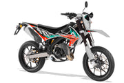 Kit de adhesivos Rieju MRT 50 / 125 - Tropical Racer - Unitransfer Marking Systems, S.L.