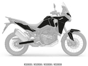 Kit Adhesivos Honda Africa Twin CRF 1100 (24-25) Kirian Mirabet 2024 Replica Black Edition (LOGOS) - Unitransfer Marking Systems, S.L.