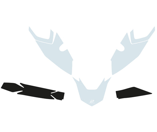 Adhesivo vinilo protector Yamaha Tenere 700  2025 (Colín y portanúmeros + protector basculante) - Unitransfer Marking Systems, S.L.