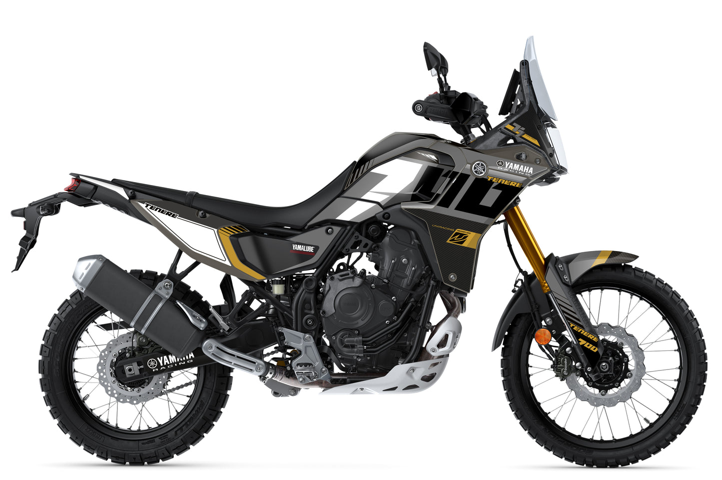 Kit de Adhesivos Yamaha Ténéré 700 2025–2026 – Frozen Titanium