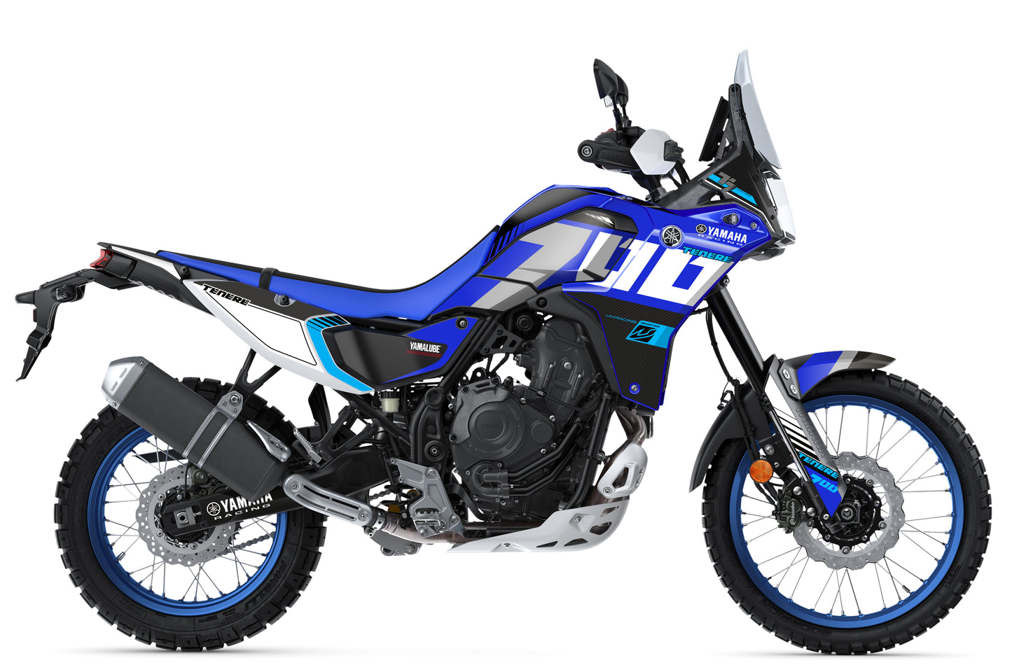 Kit de Adhesivos Yamaha Ténéré 700 2025–2026 – Icon Blue