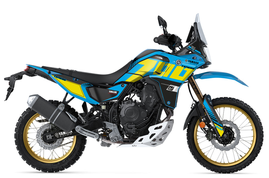 Kit de Adhesivos Yamaha Ténéré 700 Rally 2025–2026 – Sky Blue