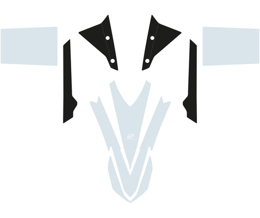 Protector delantero transparente – Yamaha Ténéré 700 (guardabarros alto)