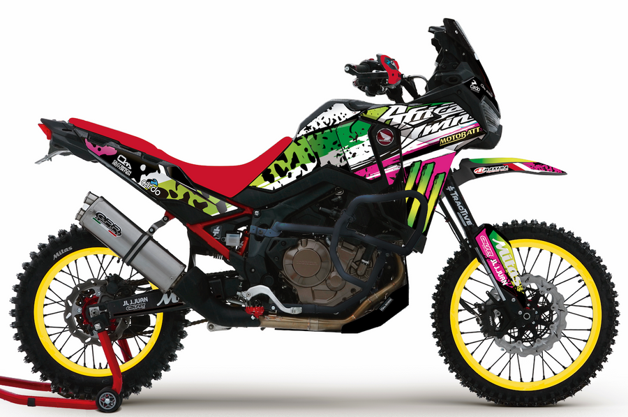 Kit adhesivos réplica Kirian Mirabet Super GP 2026 – Honda Africa Twin