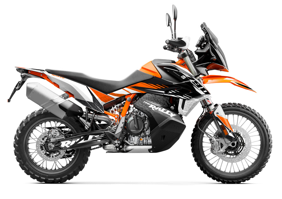 KTM 790 Adventure R 2018-19 Aufkleber-Set | SCHWARZ