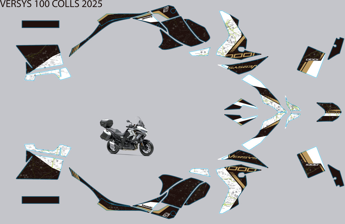 Adhesivos Kawassaki Versys 1000 - 1100