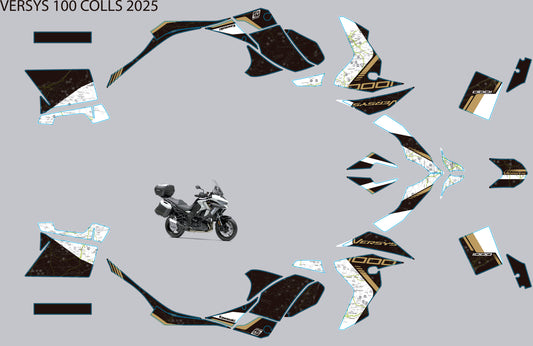 Kit Adhesivos Kawasaki versys 1000 2021-24 - Edición 100 colls - Unitransfer Marking Systems, S.L.