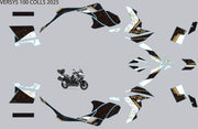 Kit Adhesivos Kawassaki Versys 1100 2025 - Edición 100 colls - Unitransfer Marking Systems, S.L.