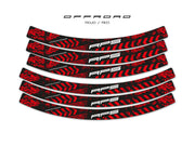 Rim Stickers Off Road - Uniracing