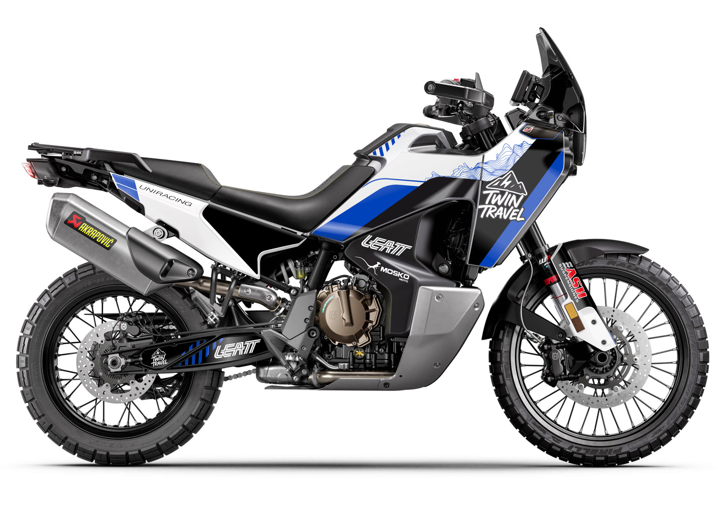 Kit Adhesivos Husqvarna Norden 901 Twin Travel 2026 - AZÚL - Unitransfer Marking Systems, S.L.