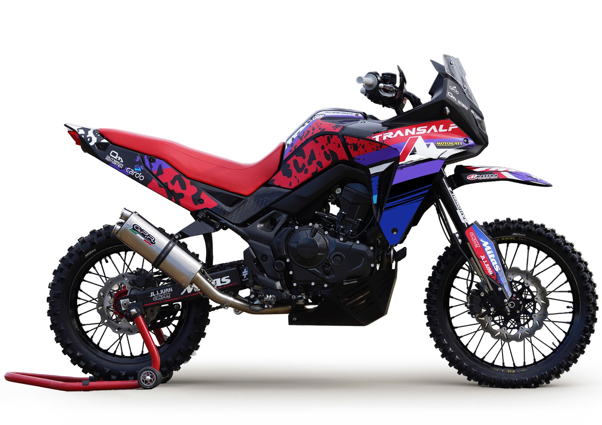 Kit adhesivos Honda Transalp 750 2025–2026 – Replica Kirian Mirabet - Unitransfer Marking Systems, S.L.