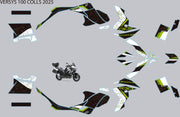 Kit Adhesivos Kawassaki Versys 1100 2025 - Edición 100 colls - Unitransfer Marking Systems, S.L.