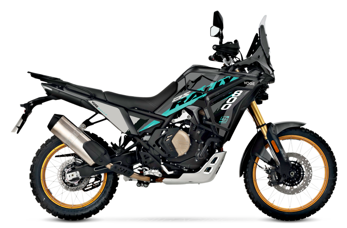 kit de adhesivos Voge DS800 Rally CYAN 