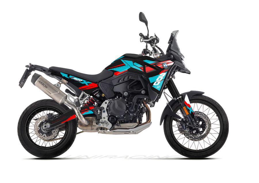 Kit de adhesivos BMW F900 GS 2026 Storm Cyan