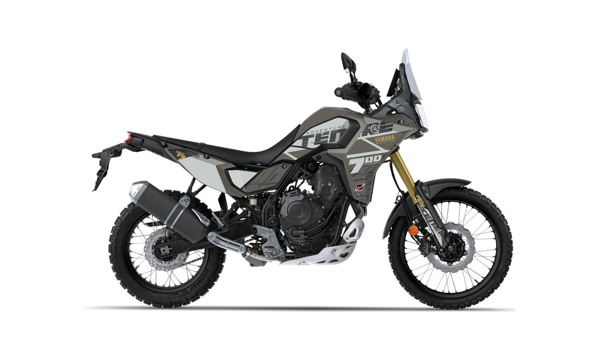 Kit de adhesivos Yamaha Ténéré 700 2025–2026 Adventure Titanium