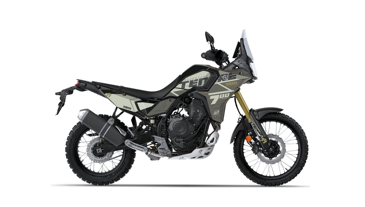 Yamaha Ténéré 700 2025–2026 Graphics Kit – Tactical Green